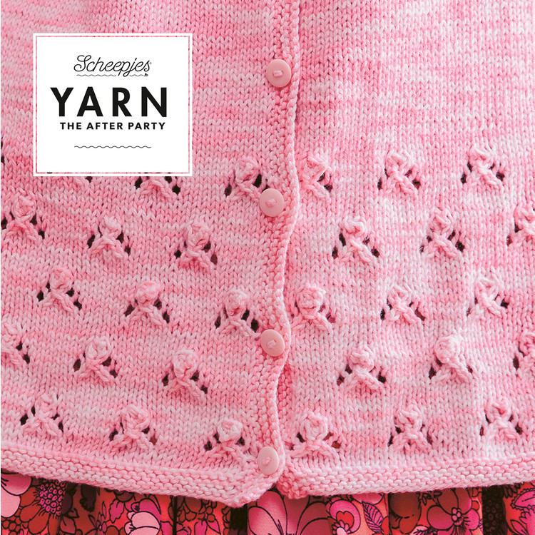 Rose Bud Cardigan - kardigán kötésminta